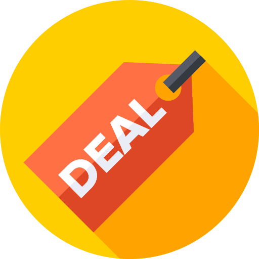 Deal discount price tag price label icon