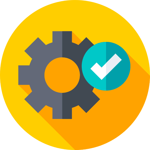 Easy installation installed construction and tools interface icon