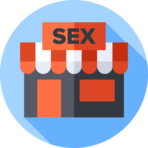 Sex shop erotic city sex shop icon
