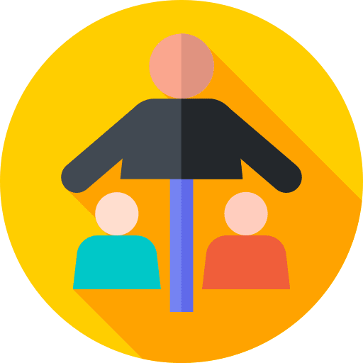Intermediary meeting team user icon