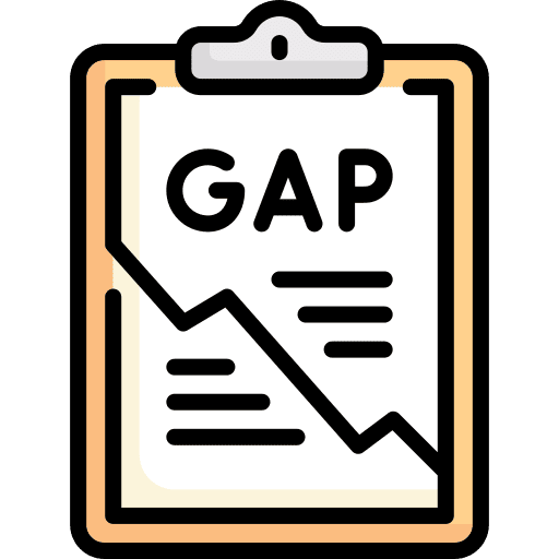 Gap file gap clipboard icon