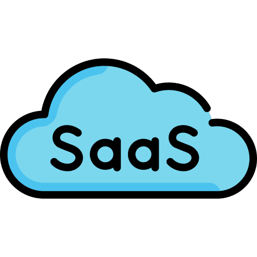 Saas saas software server icon