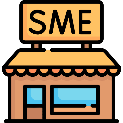 Sme building business enterprise icon