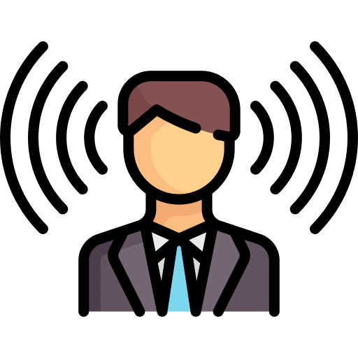Brand awareness connection people business and finance icon