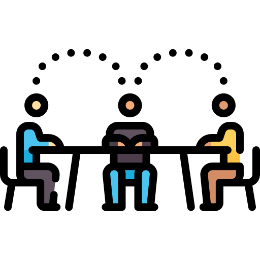 Third party network stakeholder team icon