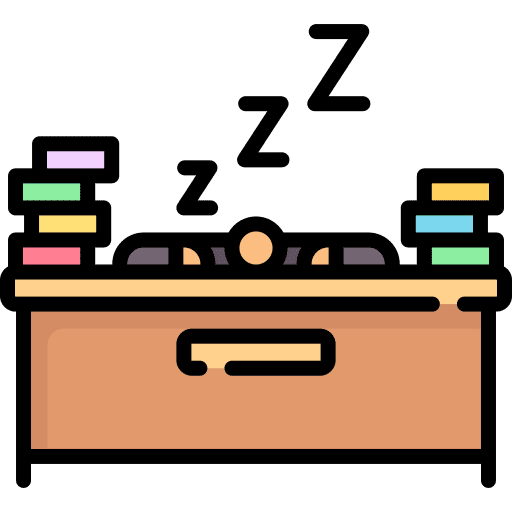 Overload work office table business and finance icon