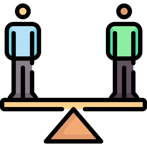 Stability people equity stability icon