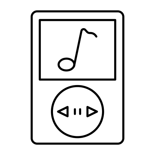 Mp4 music player mp3 icon