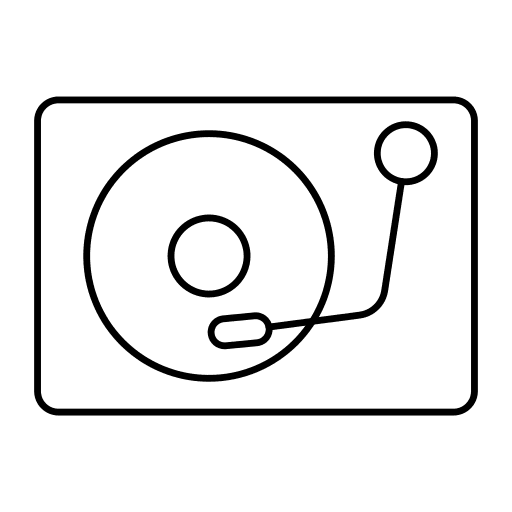 Phonograph music music and multimedia phonograph icon
