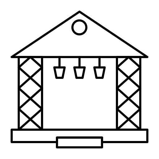 Stage entertainment show concert icon