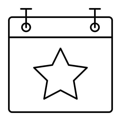 Event event time and date date icon