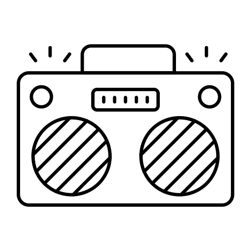 Radio radio music multimedia icon