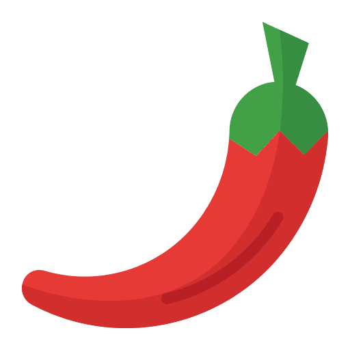 Chili vegetable vegetarian food and restaurant icon