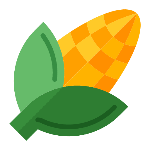 Corn healthy food nutrition gastronomy icon Corn healthy food nutrition gastronomy icon