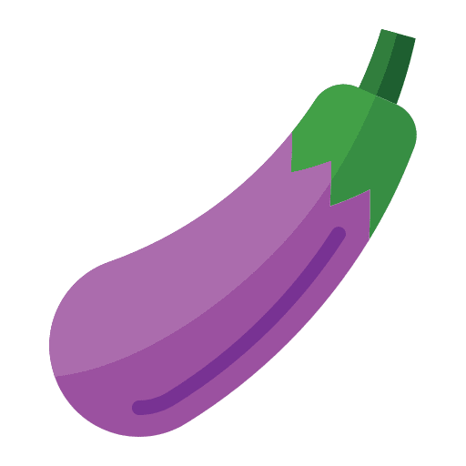 Eggplant healthy food vegetable eggplant icon