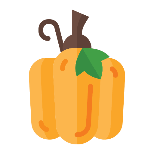 Pumpkin food and restaurant gastronomy vegetarian icon Pumpkin food and restaurant gastronomy vegetarian icon