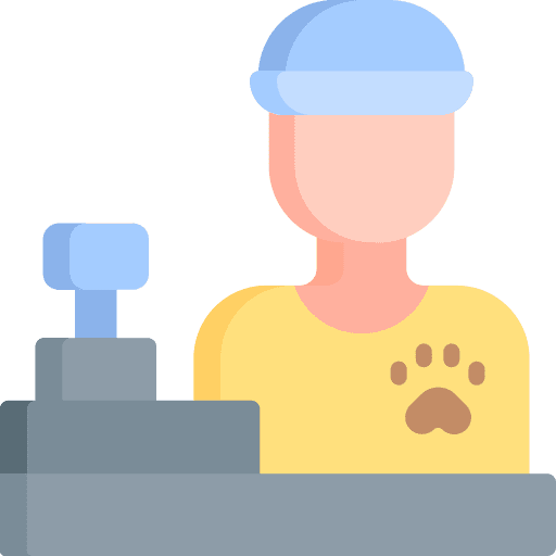 Cashier people avatar cashier icon