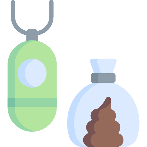 Poop bag crap feces poop bag icon