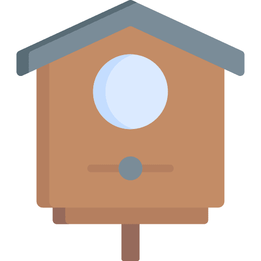 Bird house ornithology pet shop bird house icon Bird house ornithology pet shop bird house icon