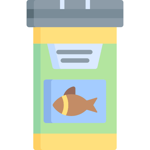 Fish food pet bottle jar icon Fish food pet bottle jar icon