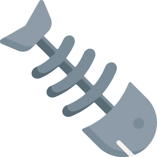 Fishbone fish animal miscellaneous icon Fishbone fish animal miscellaneous icon