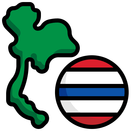 Thailand symbol map flag icon