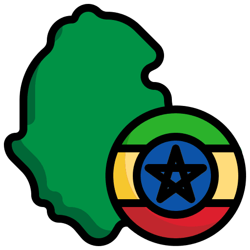 Ethiopia flags flag symbol icon Ethiopia flags flag symbol icon