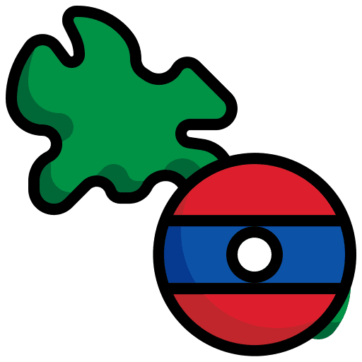 Laos laos symbol flag icon Laos laos symbol flag icon