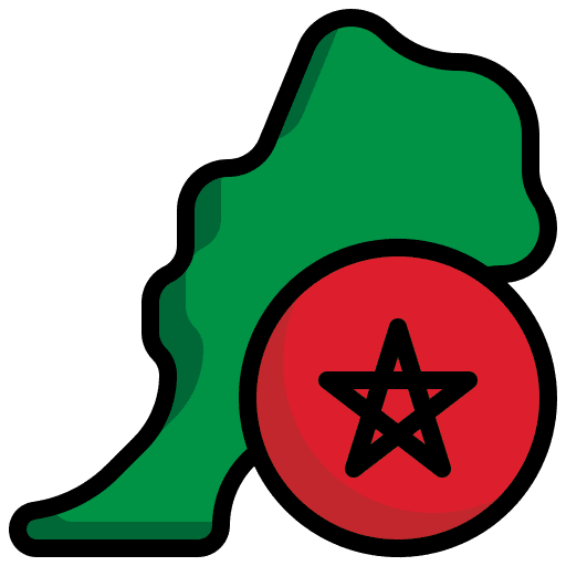 Morocco nation symbol flags icon Morocco nation symbol flags icon