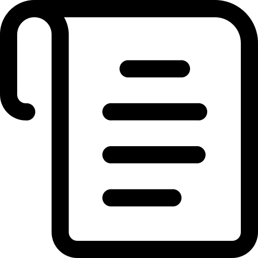 Script advertising copywriting communications icon