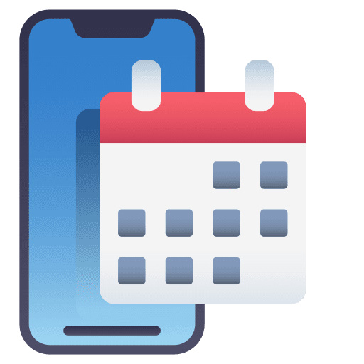 Calendar mobile phone electronics mobile application icon