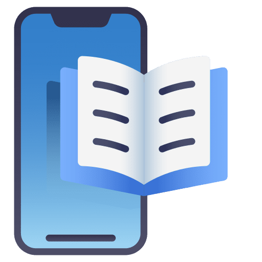 Ebook education book electronics icon