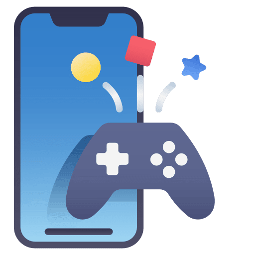 Mobile game gamepad mobile application smartphone icon
