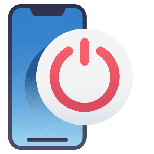 On off stand by mobile phone on off icon On off stand by mobile phone on off icon