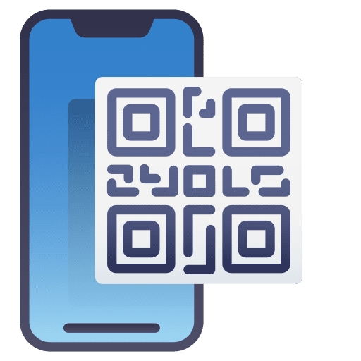 Qr code smartphone qr code scan icon Qr code smartphone qr code scan icon