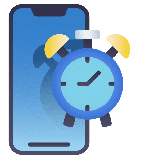 Clock mobile app electronics app icon Clock mobile app electronics app icon