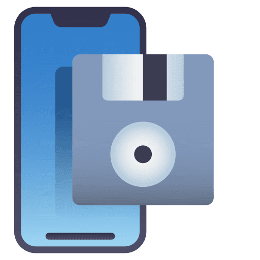 Save mobile application electronics application icon Save mobile application electronics application icon