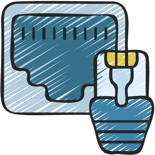 Local area network electronics lan connection icon