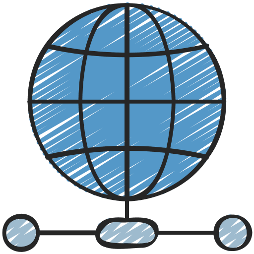 Network connection worldwide networking network connection icon