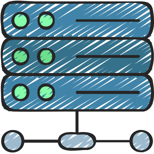 Server network storage ui icon