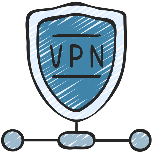 Vpn antivirus defense security icon