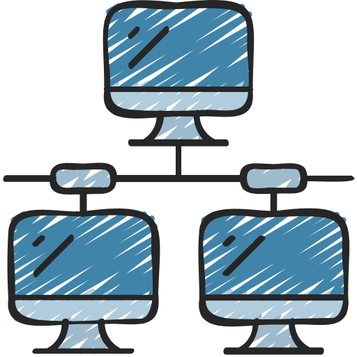 Computer networks networking computer networks monitor icon