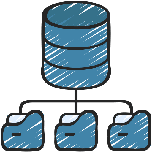 Folder network seo and web website data icon