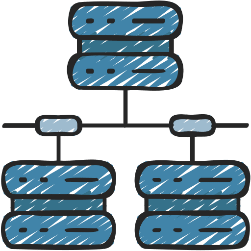 Network server hosting ui storage icon