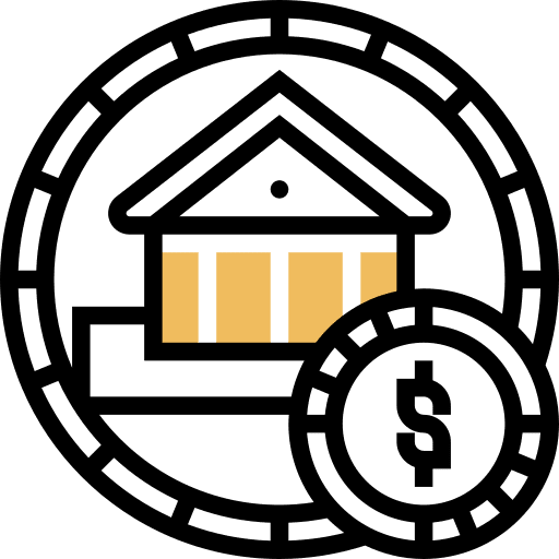 Government capital financial government icon