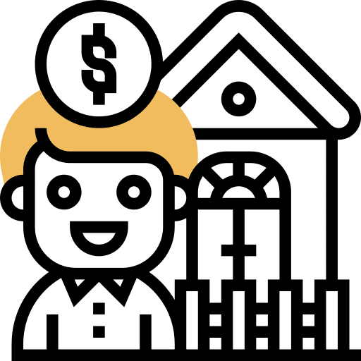 Property payment property house icon