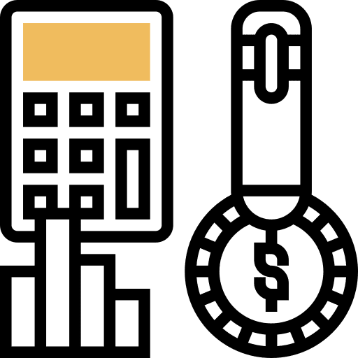 Budget business and finance accounting administration icon Budget business and finance accounting administration icon