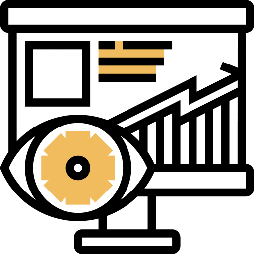 Marketing business and finance monitor statistics icon Marketing business and finance monitor statistics icon