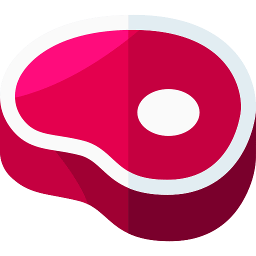 Steak raw cow steak icon