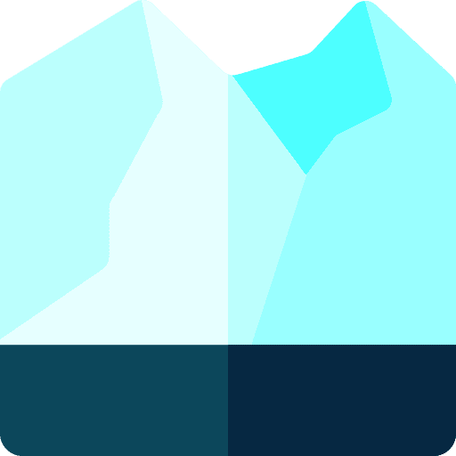 Glacier landscape polar glacier icon Glacier landscape polar glacier icon